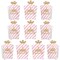 Big Dot of Happiness Little Princess Crown - Table Decorations - Pink Princess Baby Shower or Birthday Party Fold and Flare Centerpieces - 10 Count